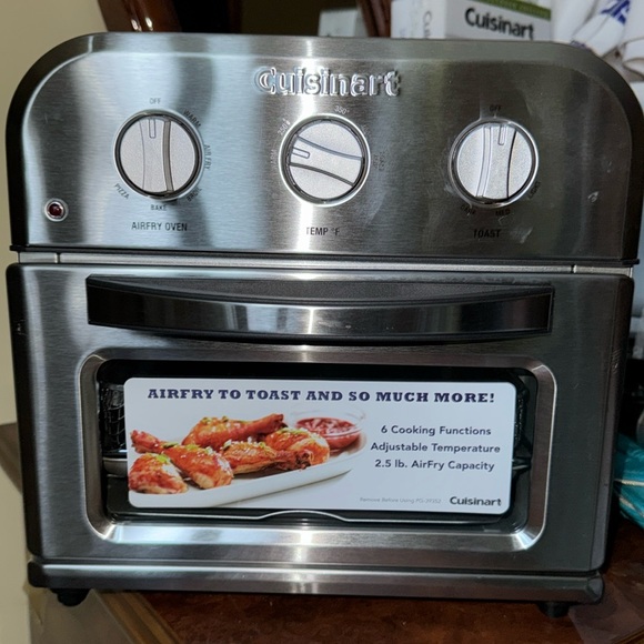 Kitchen | Cuisinart Toa26 Airfryer Toaster Oven 180watt Motor With 6in1 ...